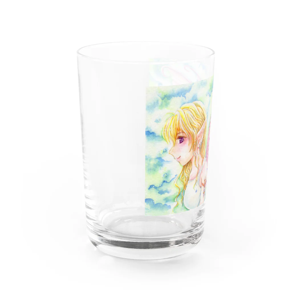 Akariya Manamiの桃色の翅の妖精 Water Glass :left