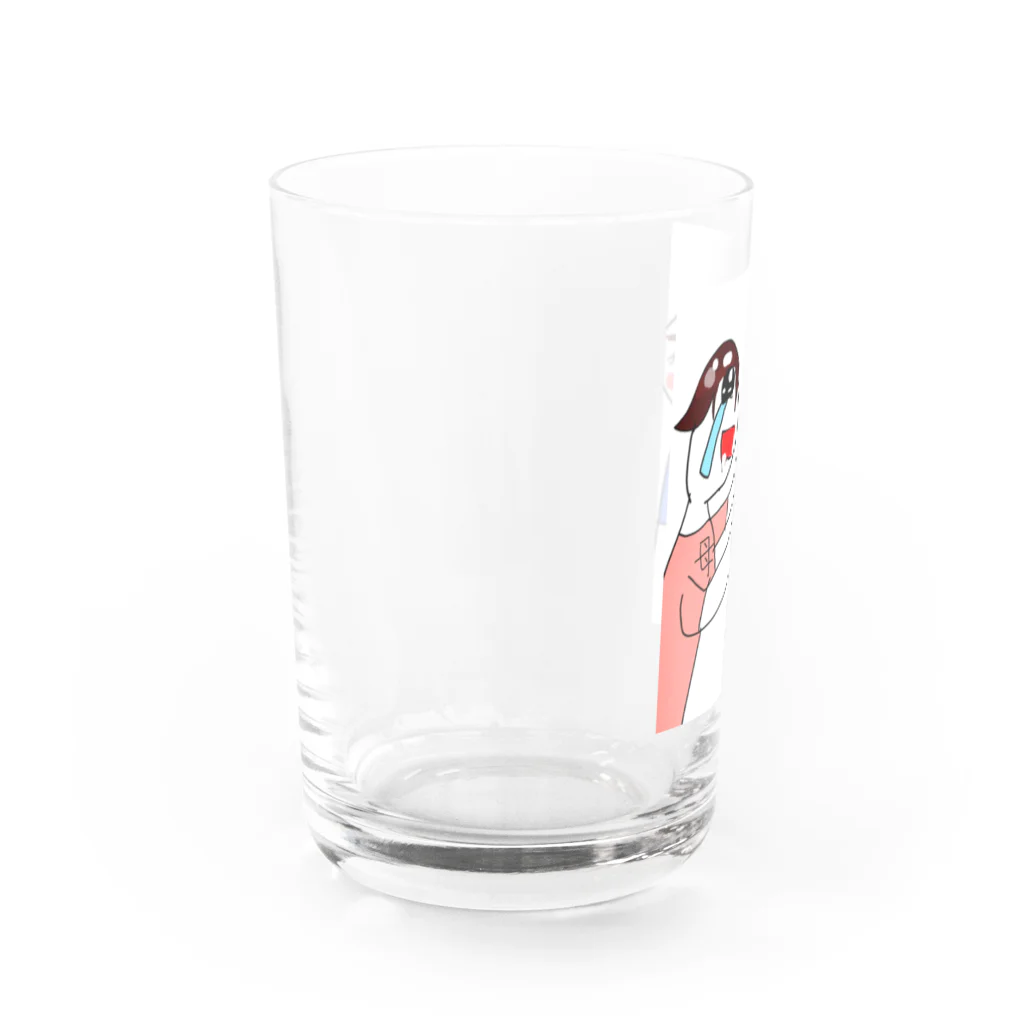 マウンテンゴリラのメイク失敗 Water Glass :left