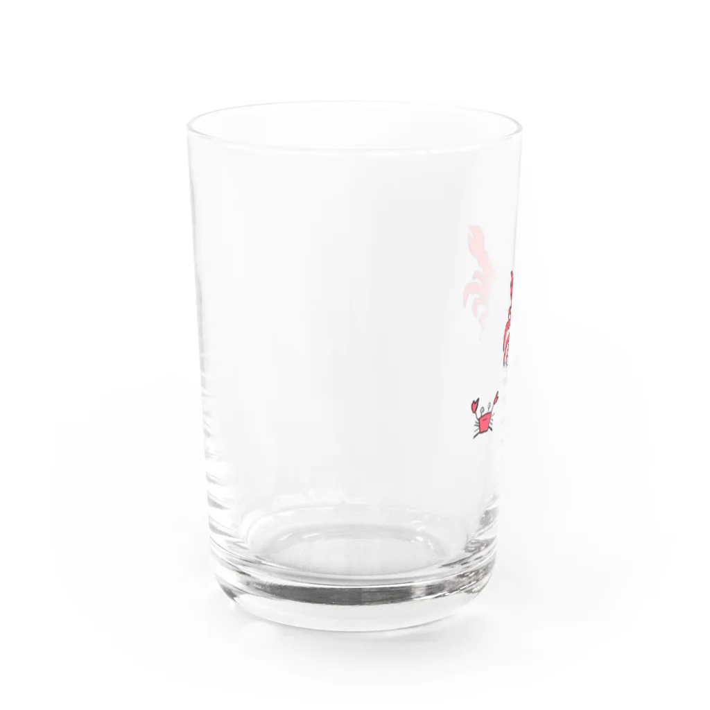 TAREMIMIのすばるとカニ Water Glass :left