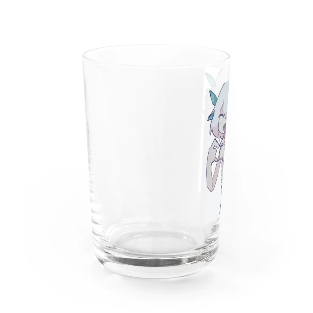 年月日のショップの代理ちゃん Water Glass :left