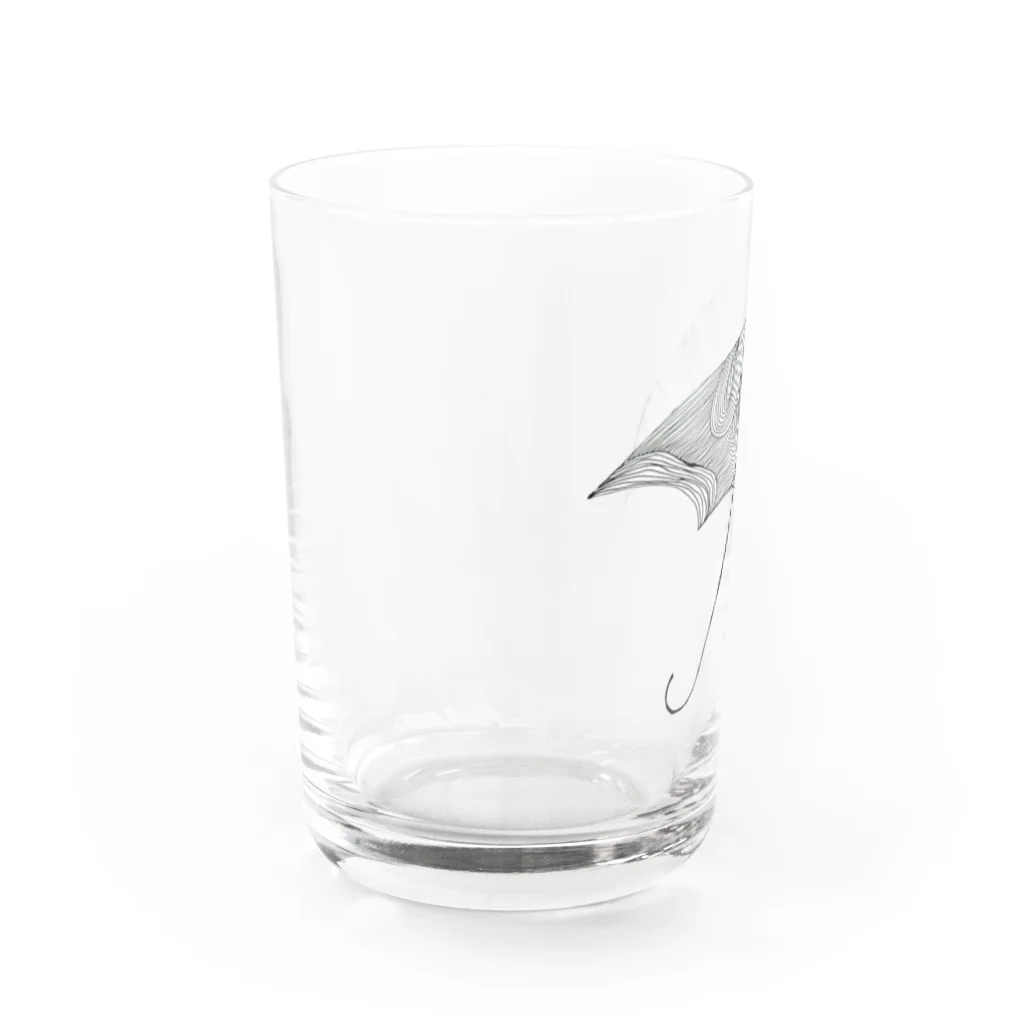 バイバイロジカの傘 Water Glass :left