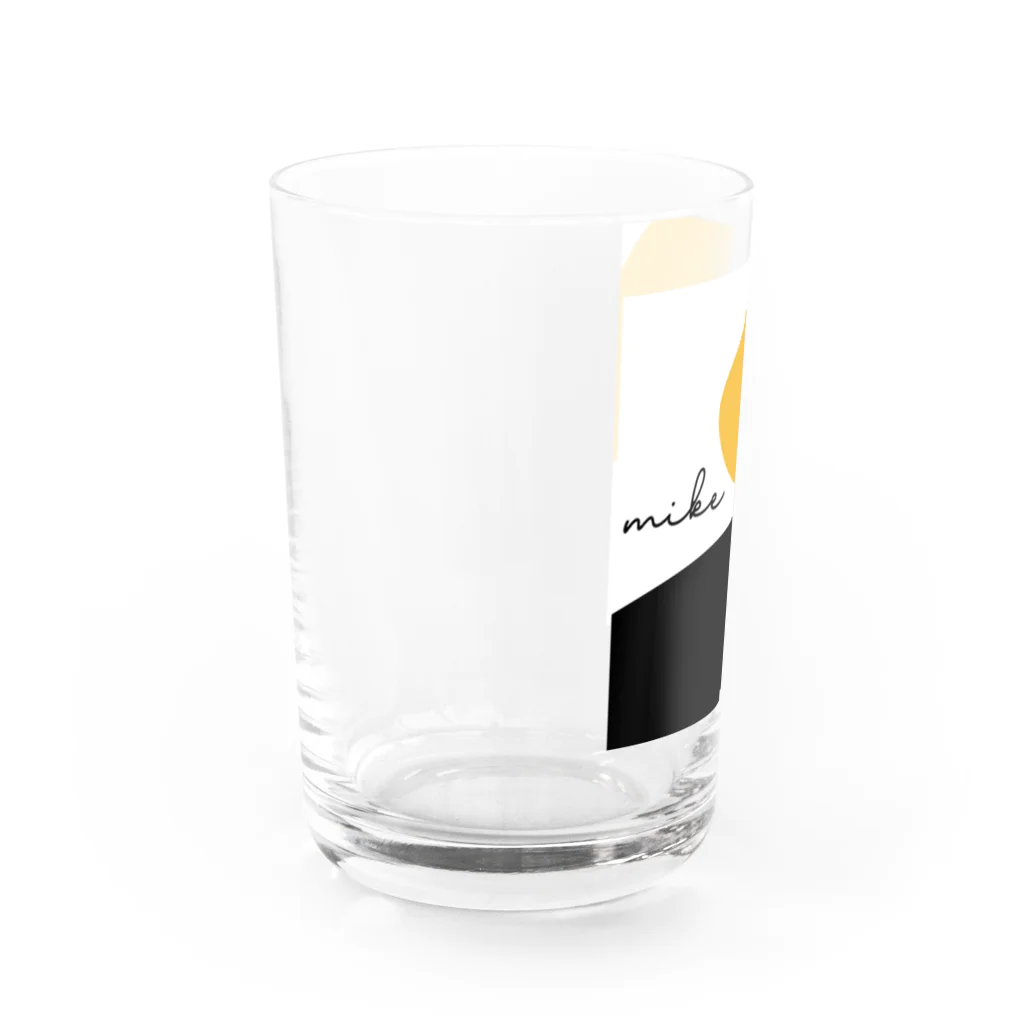 ホゴネコ   NEKOKOKORO の毛色シリーズ　ミケネコ達 Water Glass :left