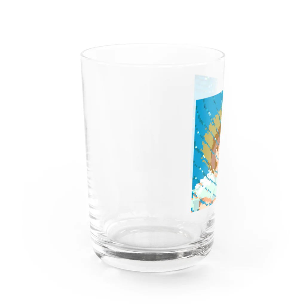 あおおにぎりの返照 Water Glass :left