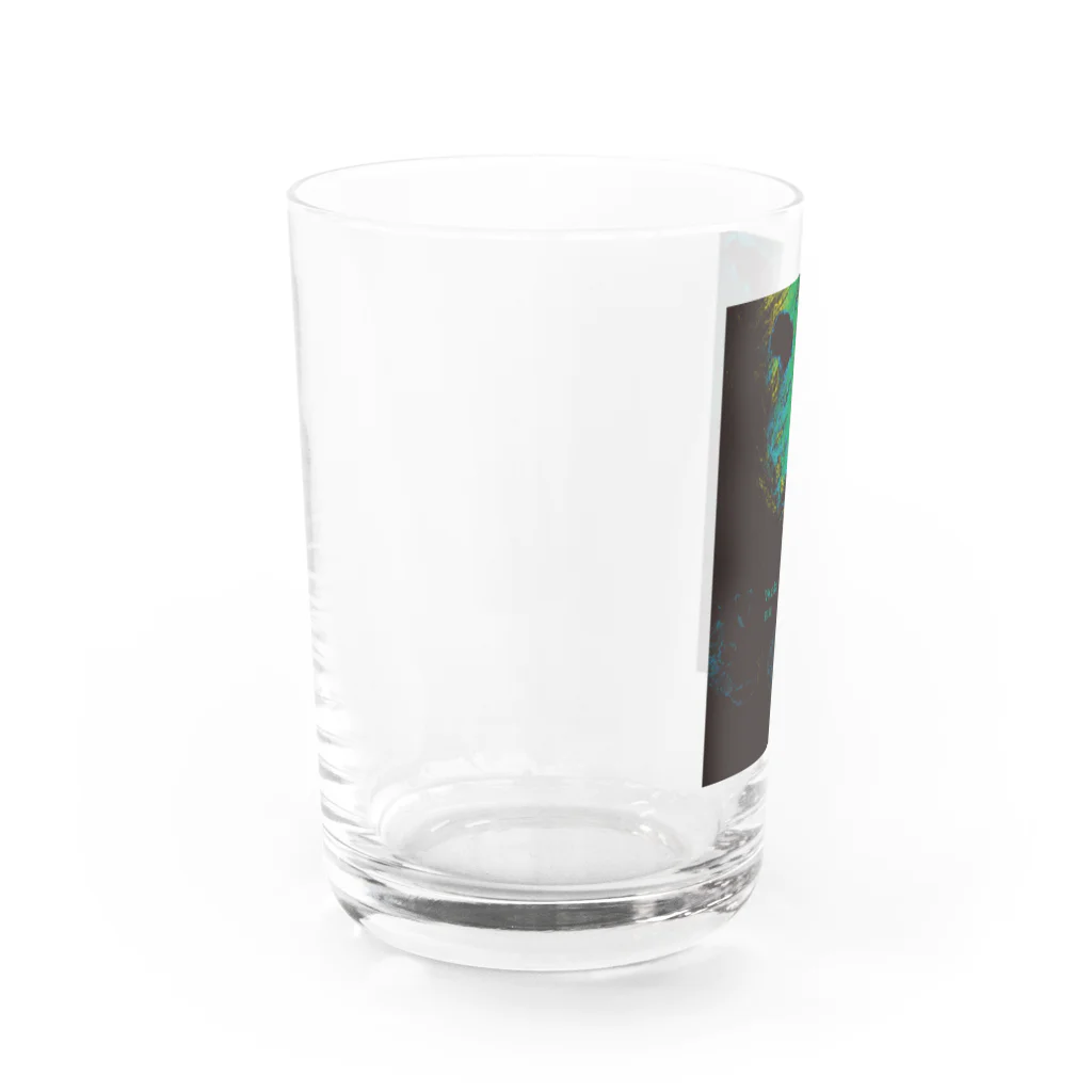 春先の源氏物語　34帖「若菜」 Water Glass :left