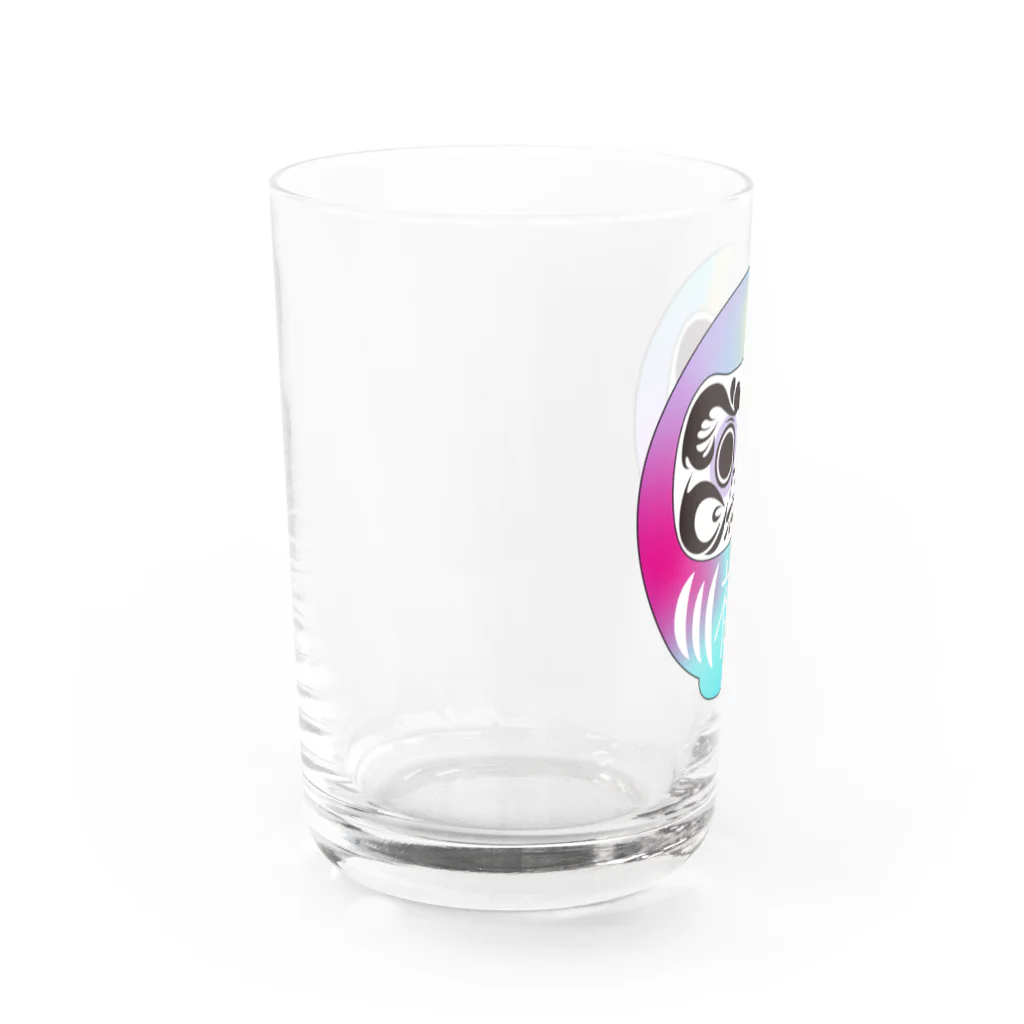 umino_GFのサイケデリック達磨 Water Glass :left