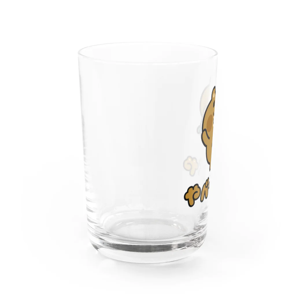 やべーべや公式SUZURIグッズのやべーべやとしゃっけ Water Glass :left