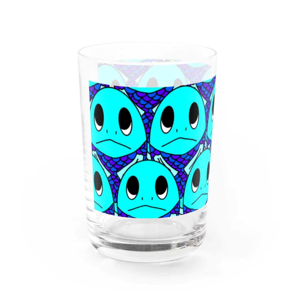 nyandaful storeの魚群 Water Glass :left