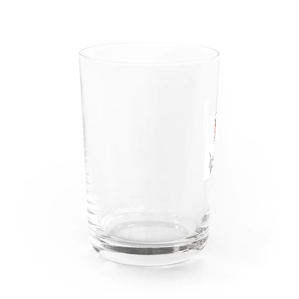 雪だるまのえびの主張 Water Glass :left