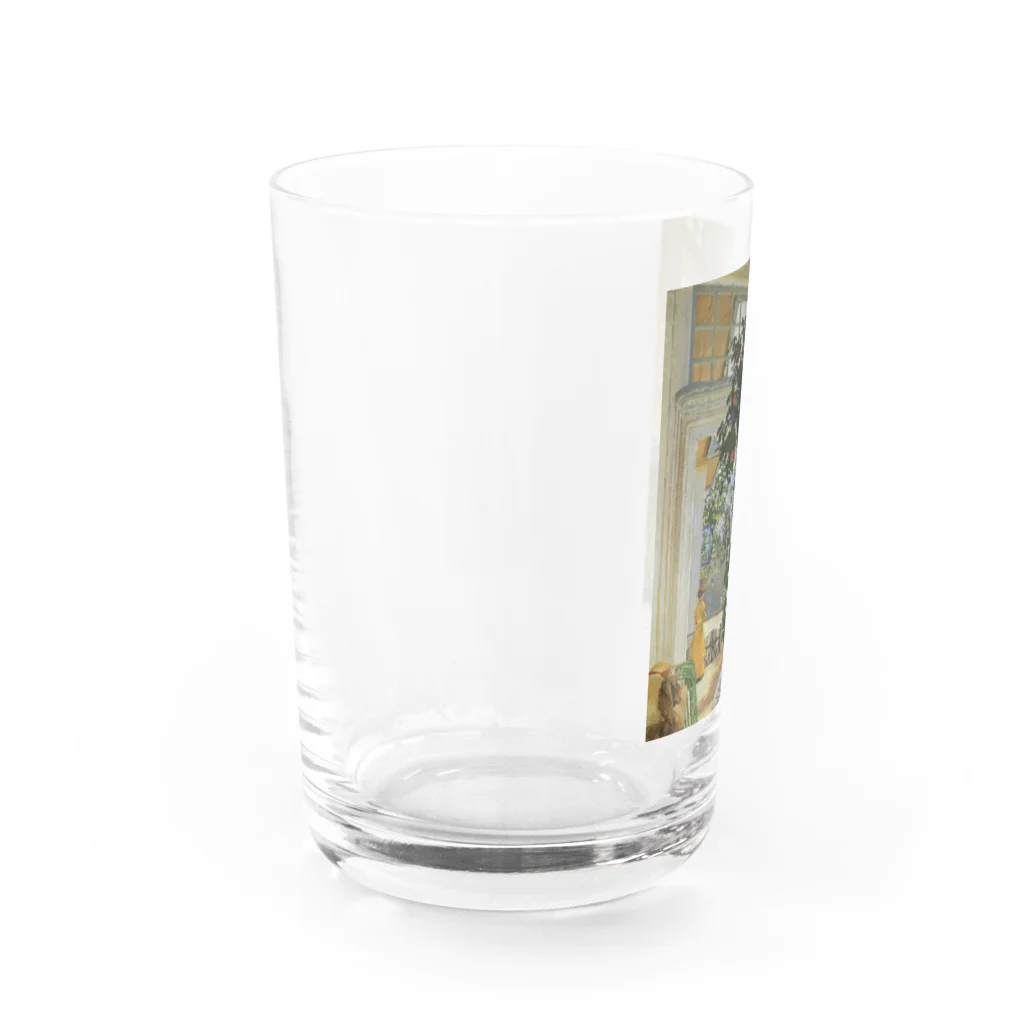 世界の絵画アートグッズのユゼフ・メホフェル《五月の太陽》 Water Glass :left