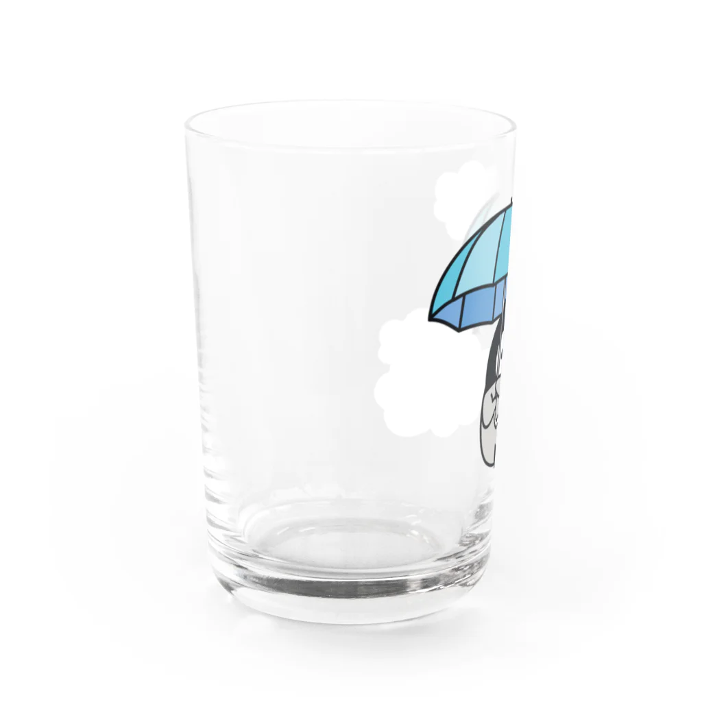 DECORの心くばりペンギン　雨の日ver. Water Glass :left