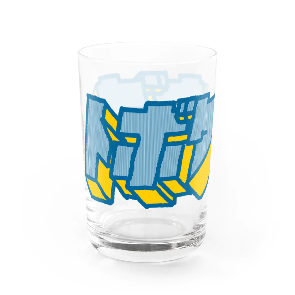 とぼけがおのhiscore tobokegao logo normal Water Glass :left