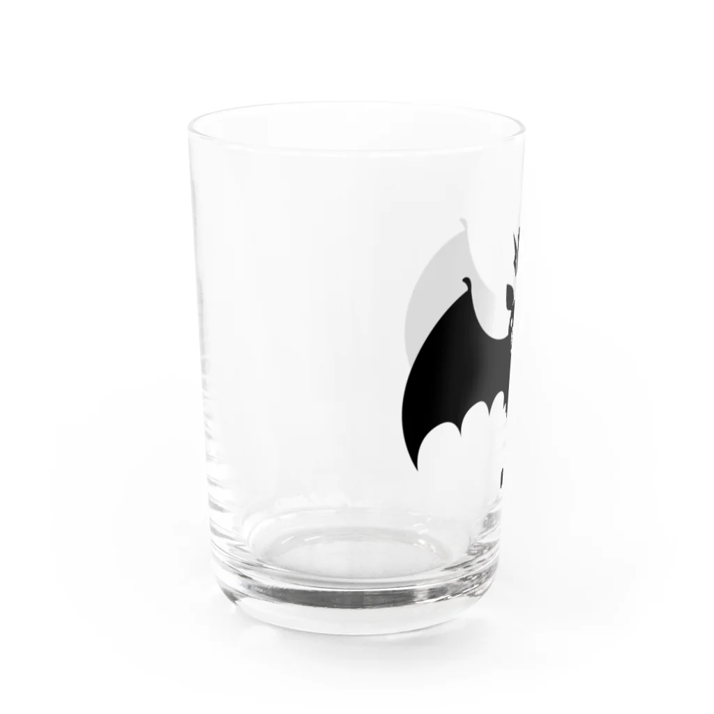 Cɐkeccooのコウモリ★シルエット Water Glass :left