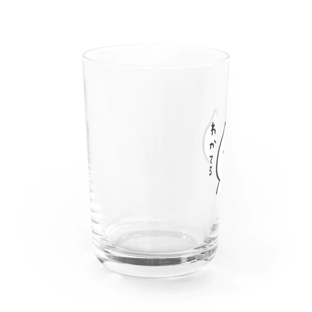 nyansakuのわかてるくん Water Glass :left