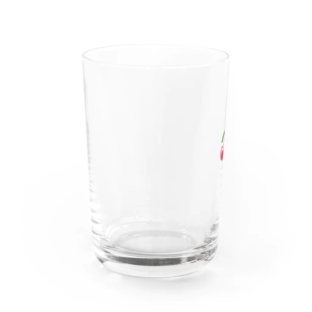 おいしい農家のおいしい〜さくらんぼ農家 Water Glass :left