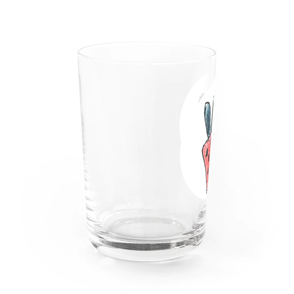 ねこイチゴのお店のいちご（一粒） Water Glass :left