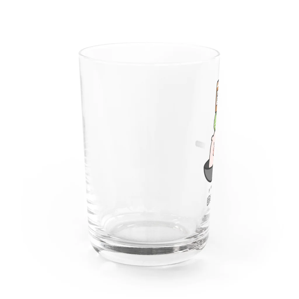 脂身通信Ｚの豚さん_回鍋肉（ホイコーロー） Water Glass :left