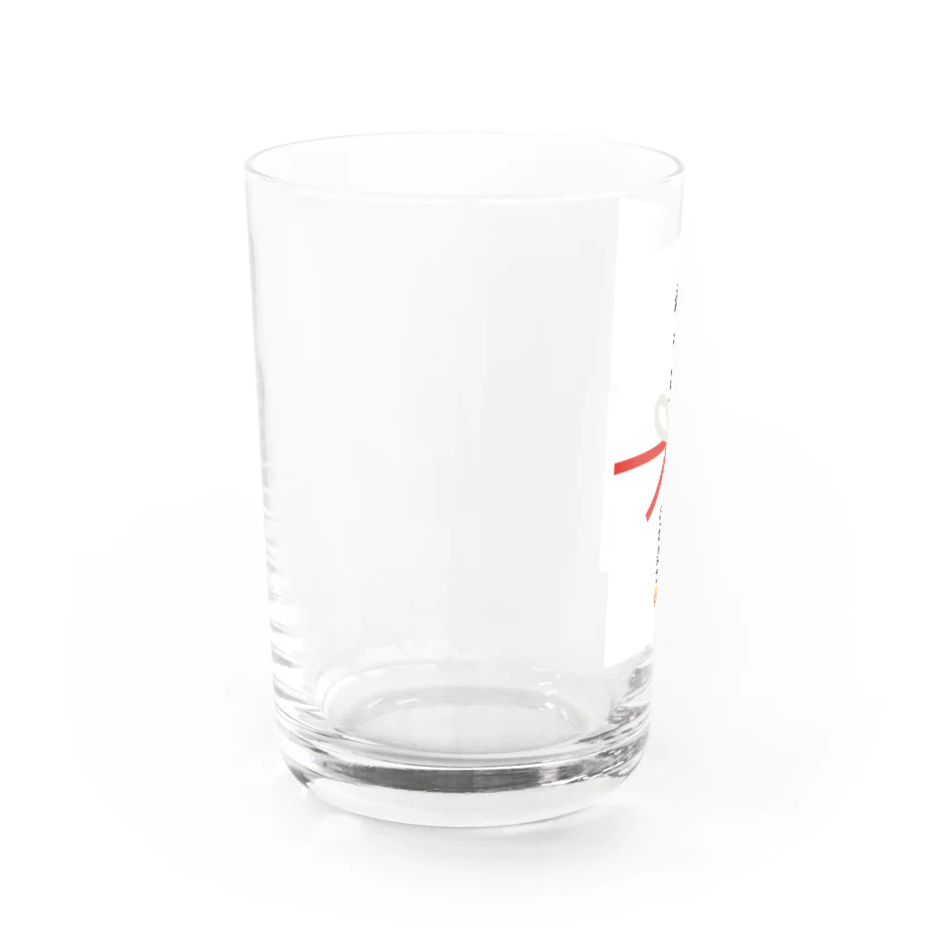 11UCOの御中元グッズ お元気で Water Glass :left