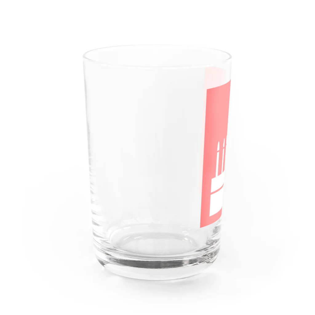 -Riko-のお誕生日ケーキ Water Glass :left