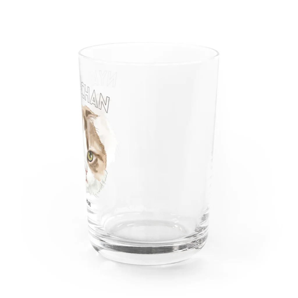 猫のイラスト屋さんのにゃんちゃん Water Glass :right