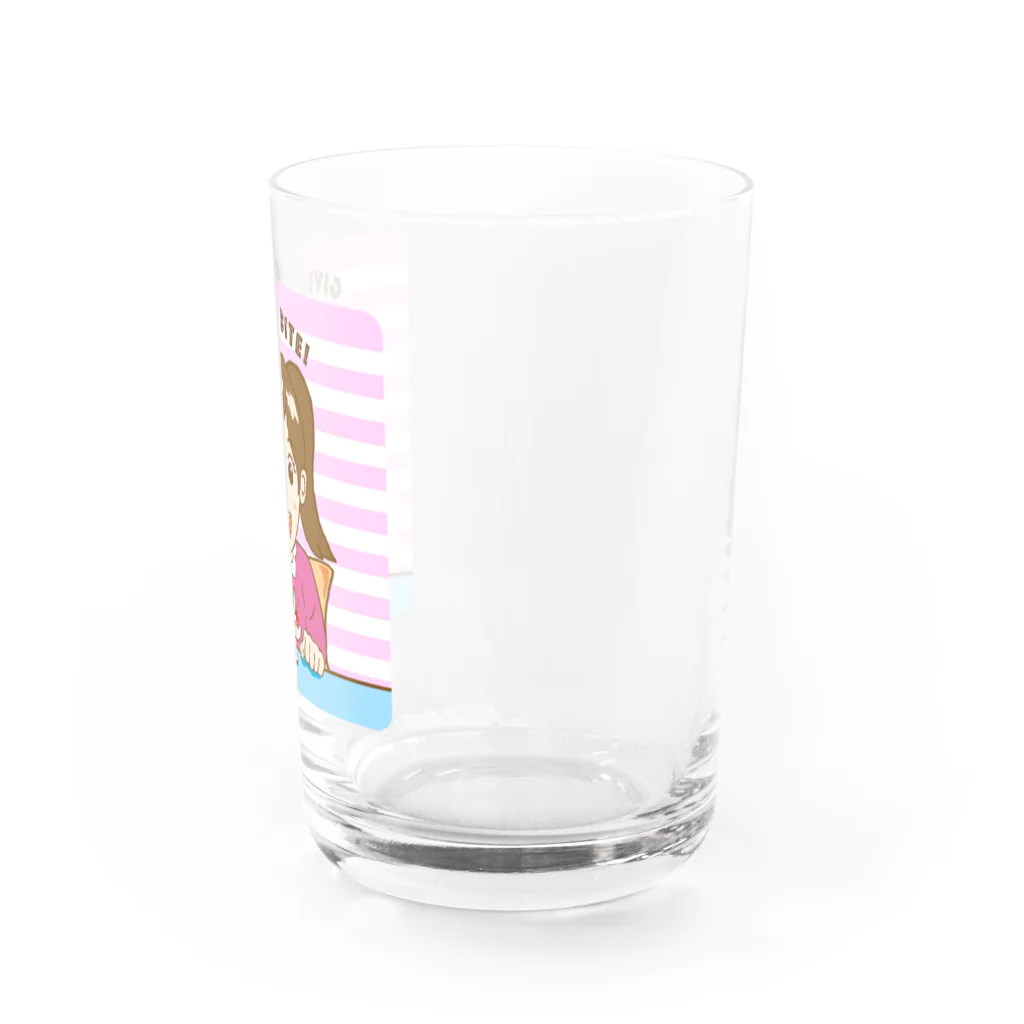 N's Creationのゼリーを食べる少女 Water Glass :right