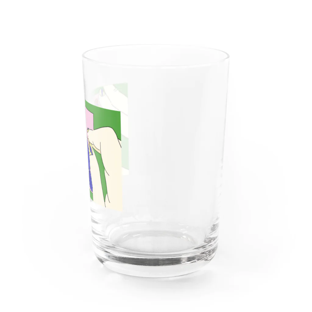 Apr.の【やってみた】ムラサキエボシドリの型抜き Water Glass :right