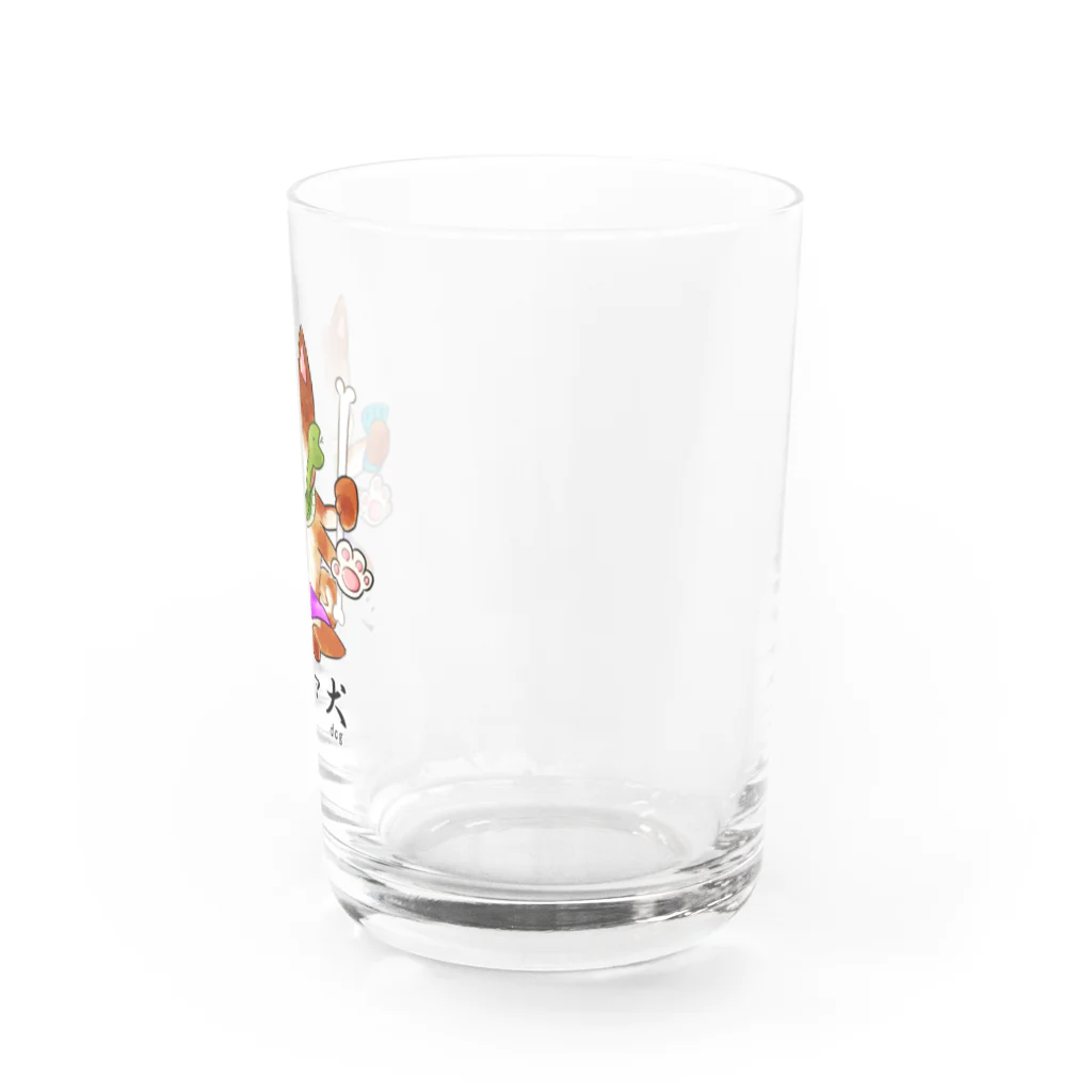 ninjin🥕のダジャレshop📣のシヴァ犬 Water Glass :right