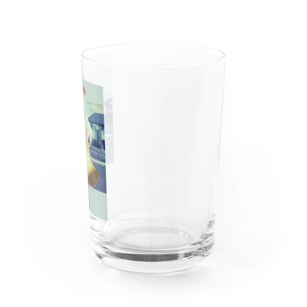 すごく健康的なショップの夏のお嬢さん Water Glass :right