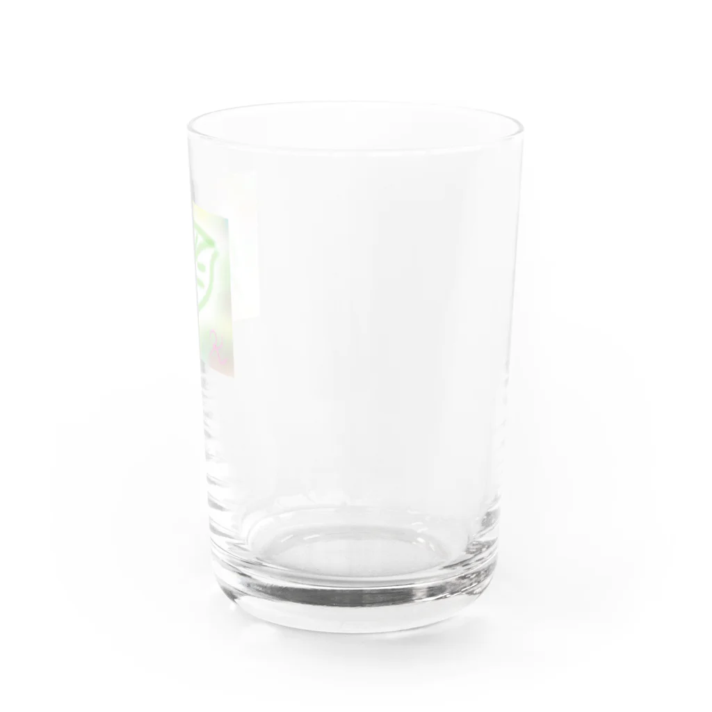  # NO WAR　けいちゃんち♪の葉っぱちゃん♪ Water Glass :right
