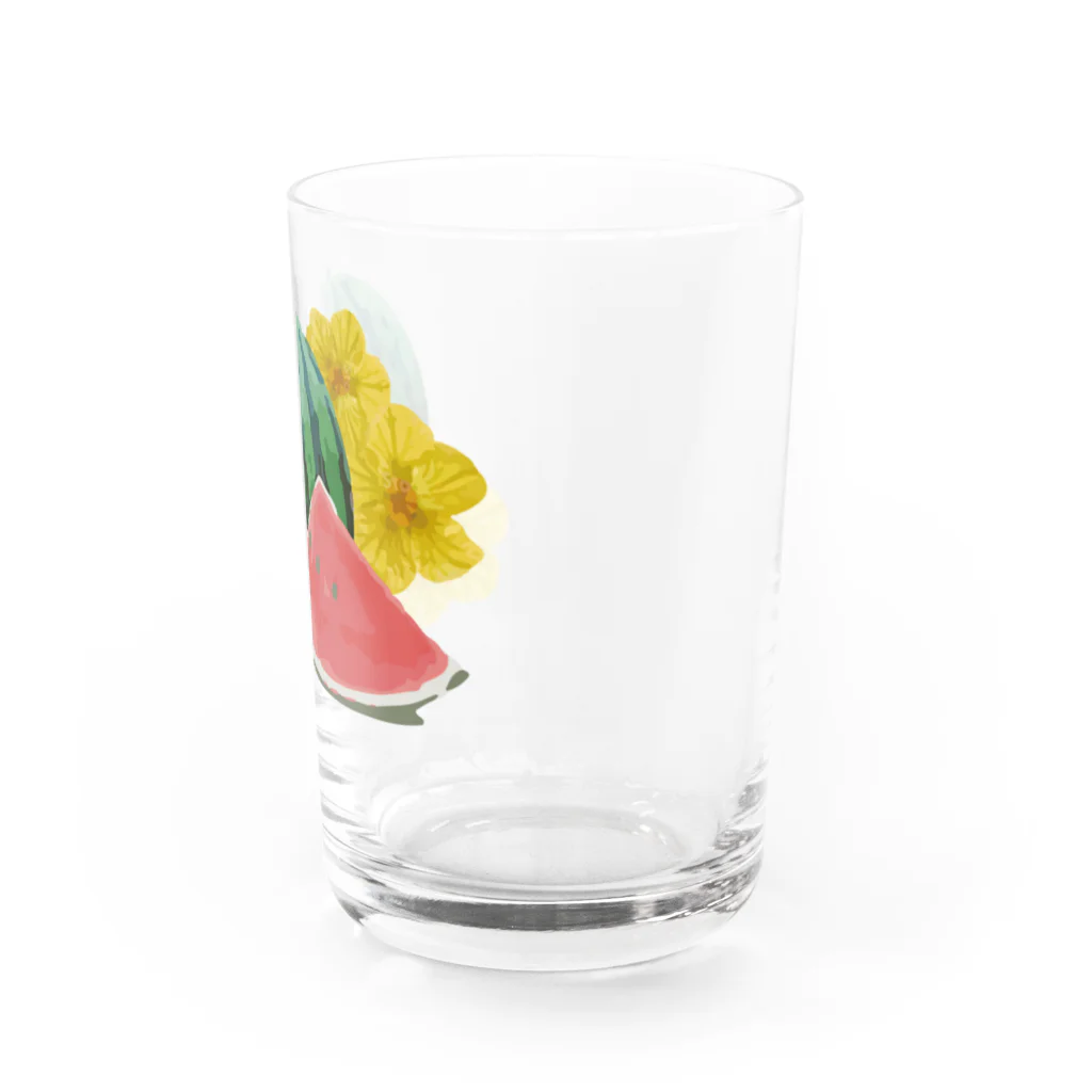 cheat omeletteのスイカの花 Water Glass :right