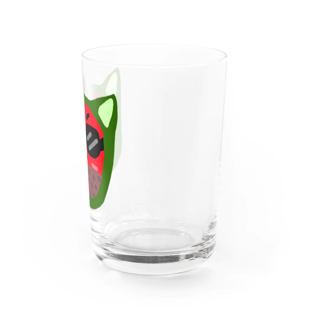 たまねこのスイカおじさん Water Glass :right