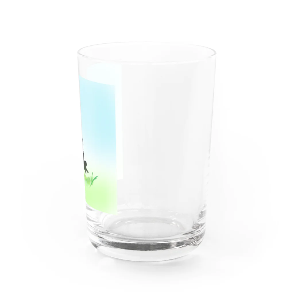 クロの店のうさぎ Water Glass :right