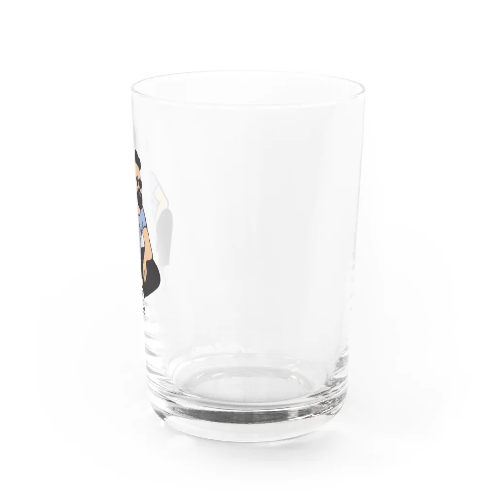 kumixmixのお寿司食べたいおじさん Water Glass :right