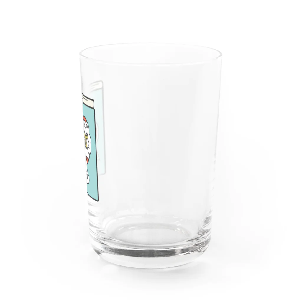 とほんSUZURI出張所の読書金魚 Water Glass :right