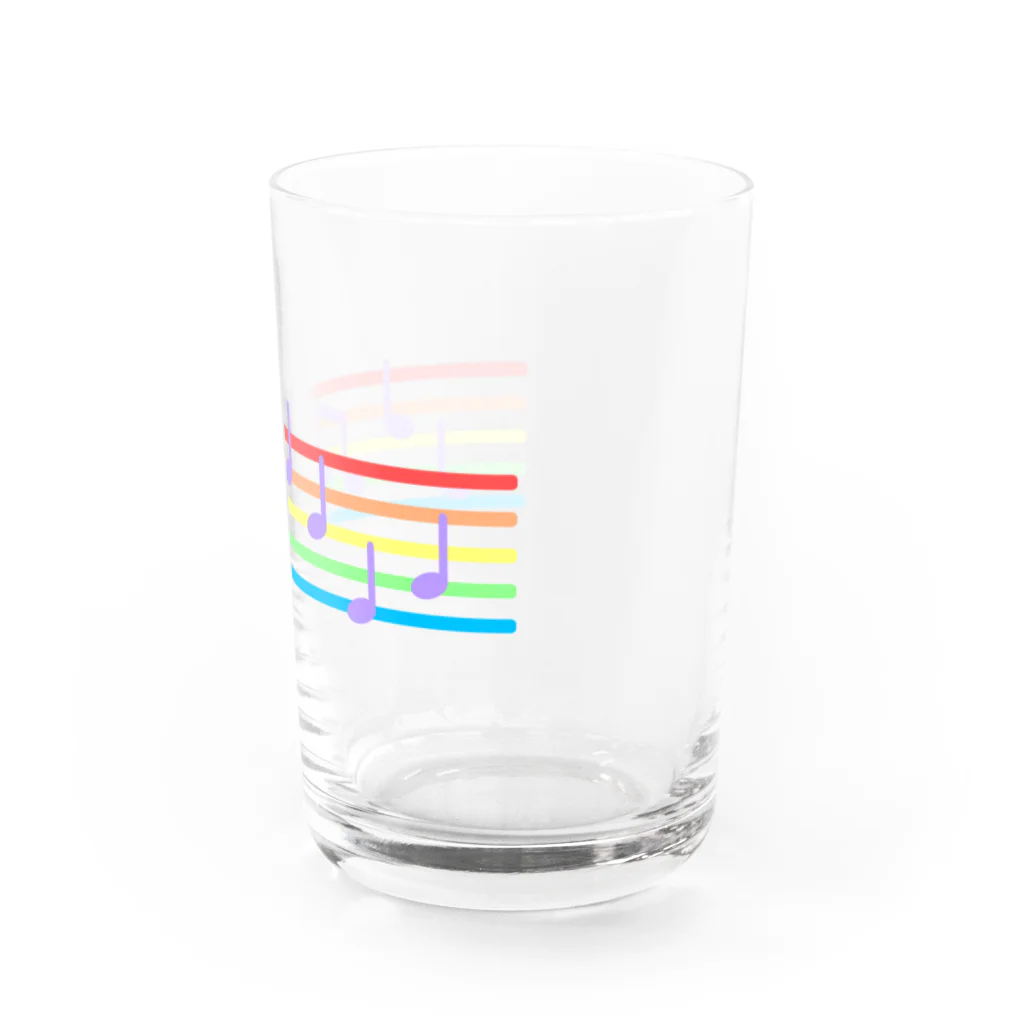 A33のレインボープライド　メロディー Water Glass :right