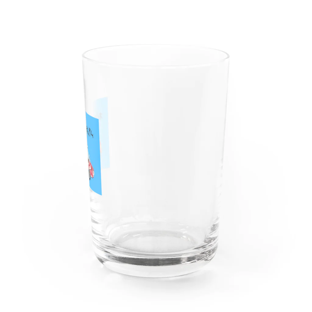 【全盲の絵描き】オバケのタムタムの【全盲の画家】オバケのタムタム Water Glass :right