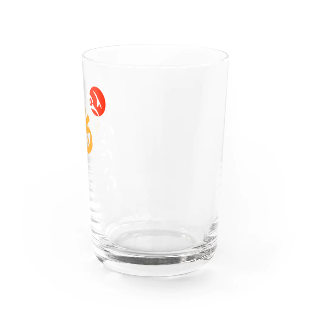 Siderunの館 B2の和デザインな烏(白) Water Glass :right