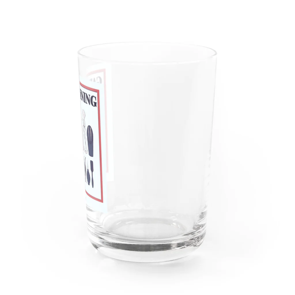 パキポキさんのGARDENING Water Glass :right