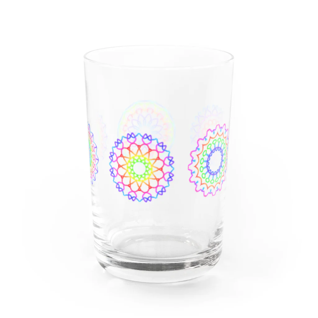 sol-laの５つのカレスコの花 Water Glass :right