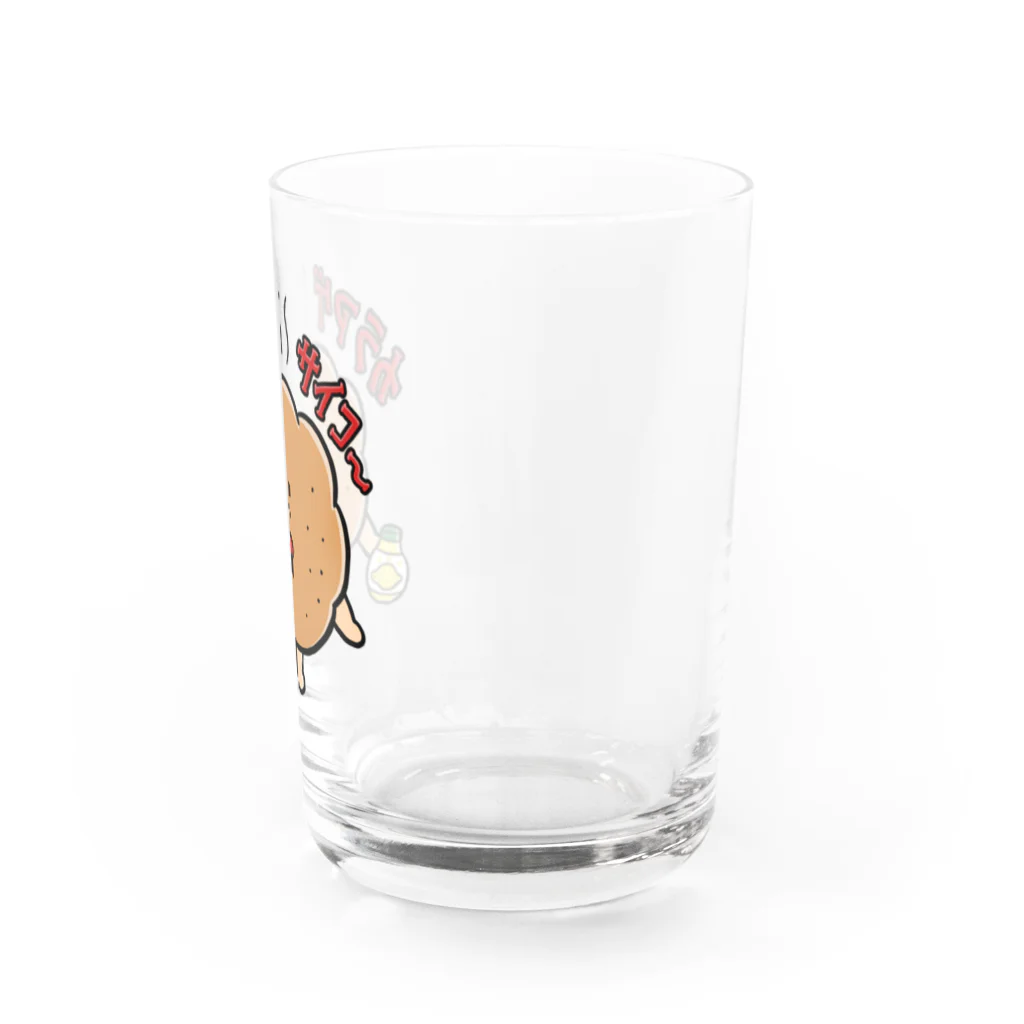 ボビコのカラアゲサイコー Water Glass :right