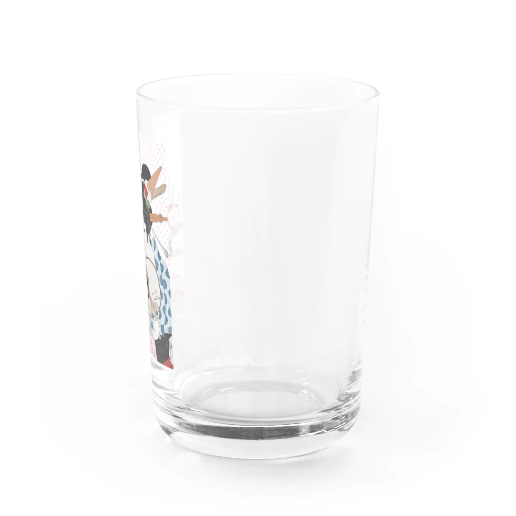 keeeeeep smilingののせるな危険🍨 Water Glass :right