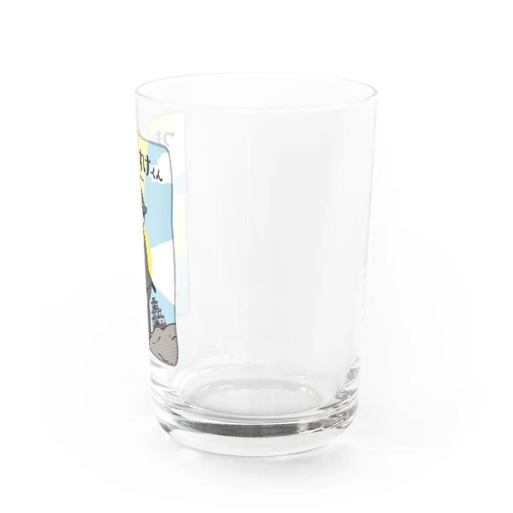 クリエイティブすごいらしいショップのつぎのすけくん Water Glass :right