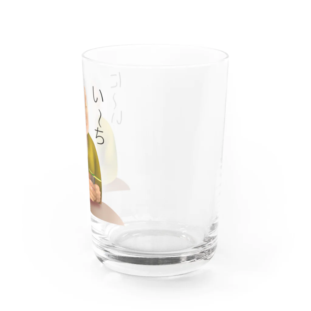 『NG （Niche・Gate）』ニッチゲート-- IN SUZURIの意味深長シリーズ　い～ち、に～いh.t.(黒文字) Water Glass :right