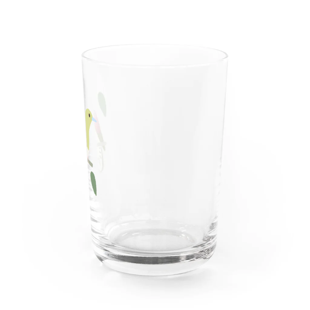 piro piro piccoloのアオバト Water Glass :right