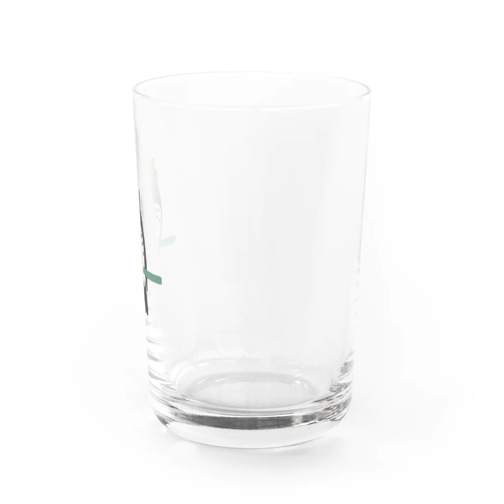 piro piro piccoloのクロツグミ Water Glass :right