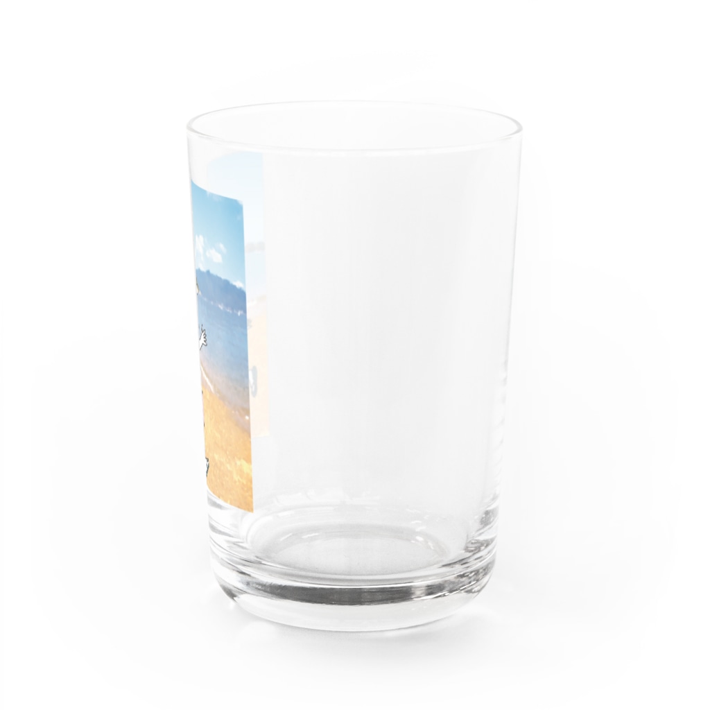 杜の魚の海とメデューサ Water Glass :right