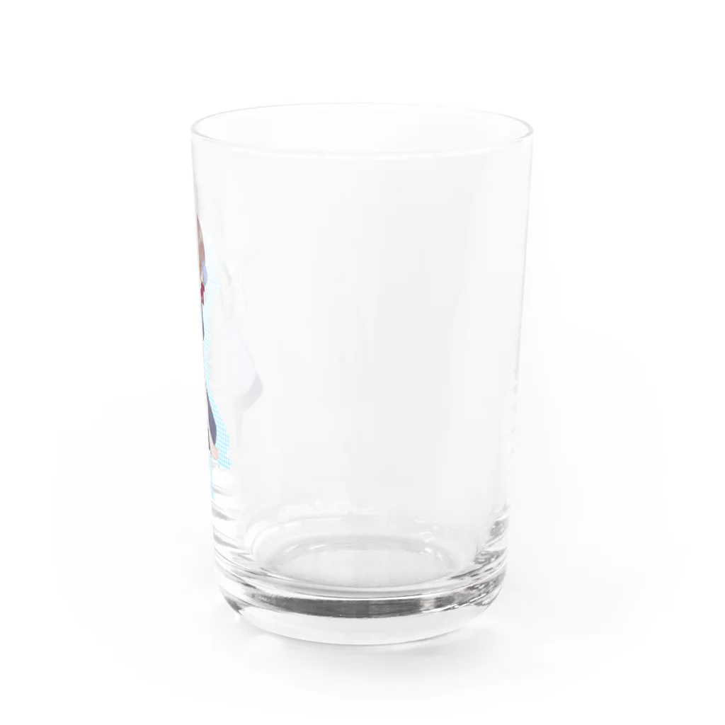 梅兎彩の夏服メイドちゃん Water Glass :right