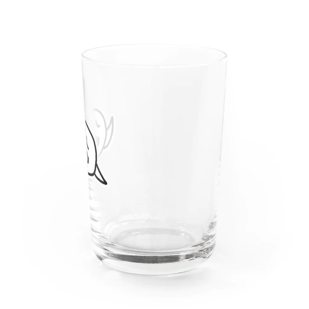 しろくま屋の天上天下 唯我独尊(ワンポイント) Water Glass :right