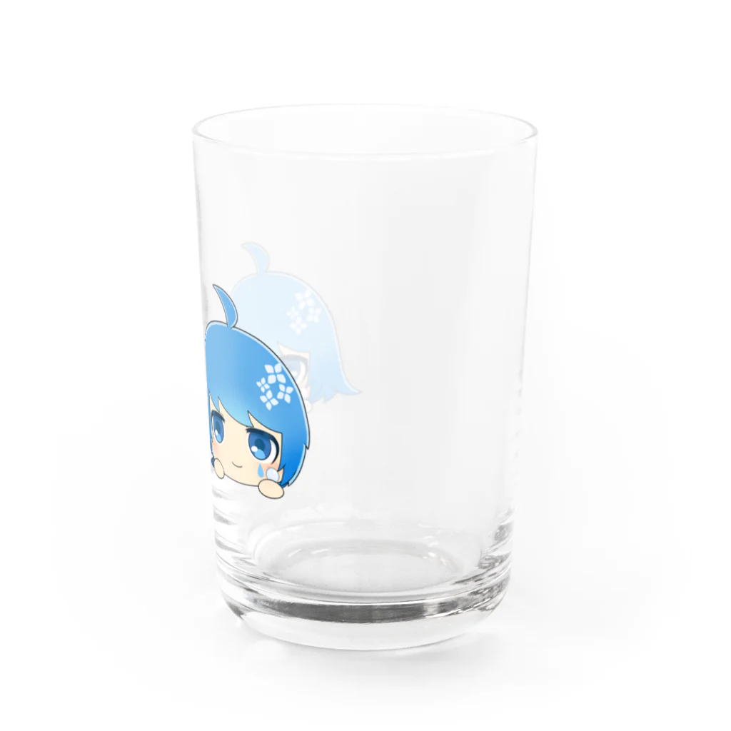 あらなみのおみせのユウナギねそべり。 Water Glass :right