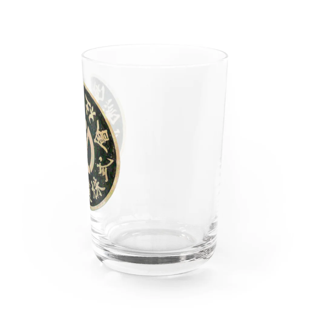 office SANGOLOWの南満州鉄道黒丸ロゴ Water Glass :right