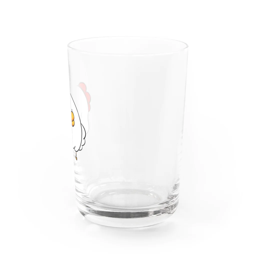 acchinartのトリ（ぼーっとしている） Water Glass :right